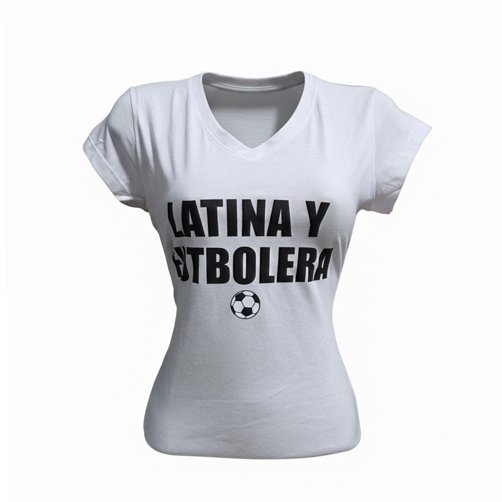 Women’s Slim Fit T-Shirt (Latina y Futbolera)
