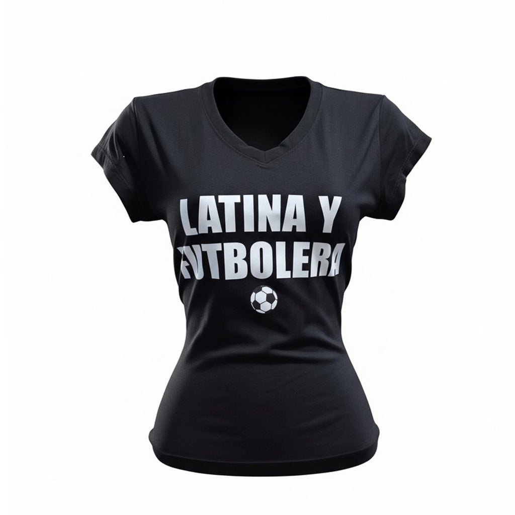 Women’s Slim Fit T-Shirt (Latina y Futbolera)