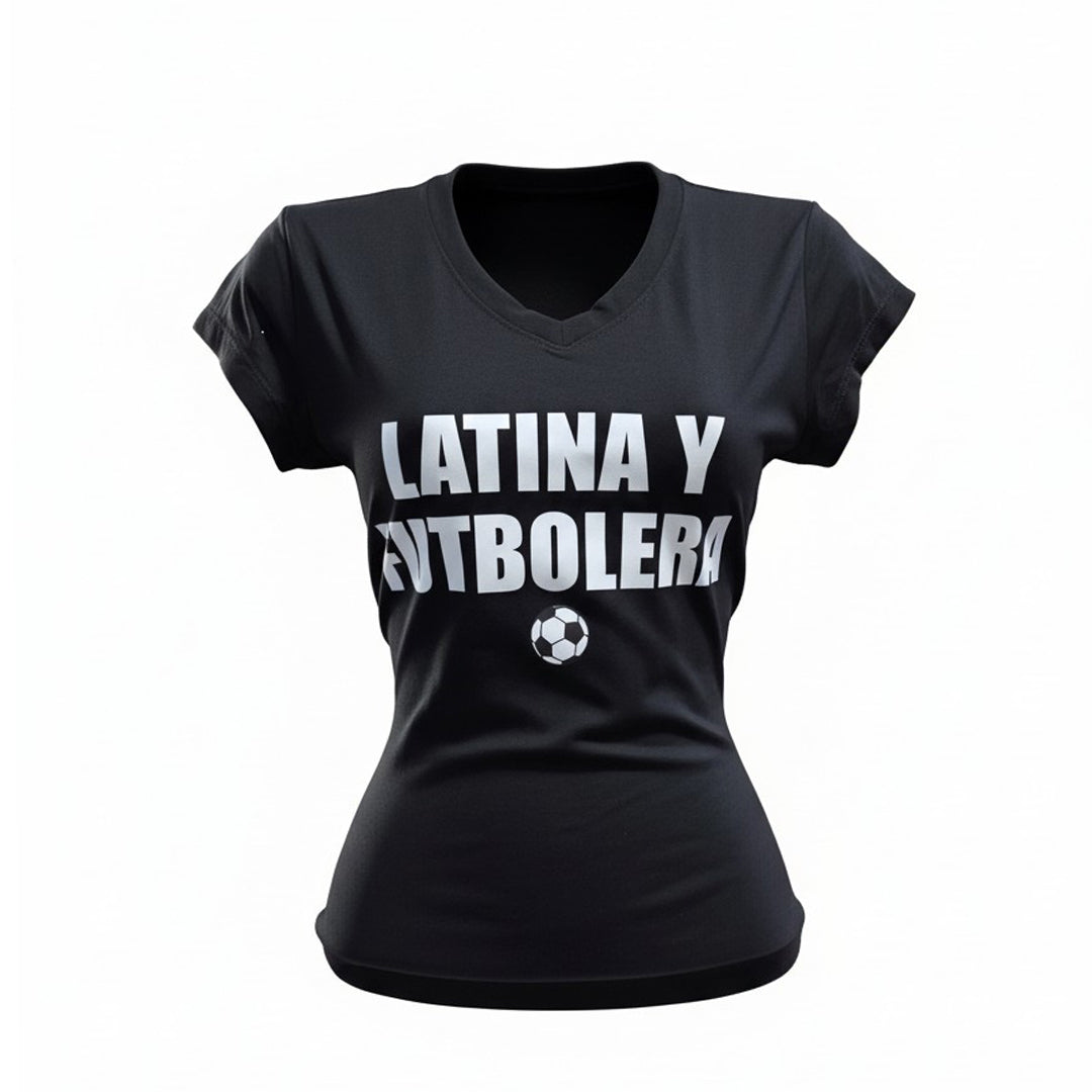 Women’s Slim Fit T-Shirt (Latina y Futbolera)
