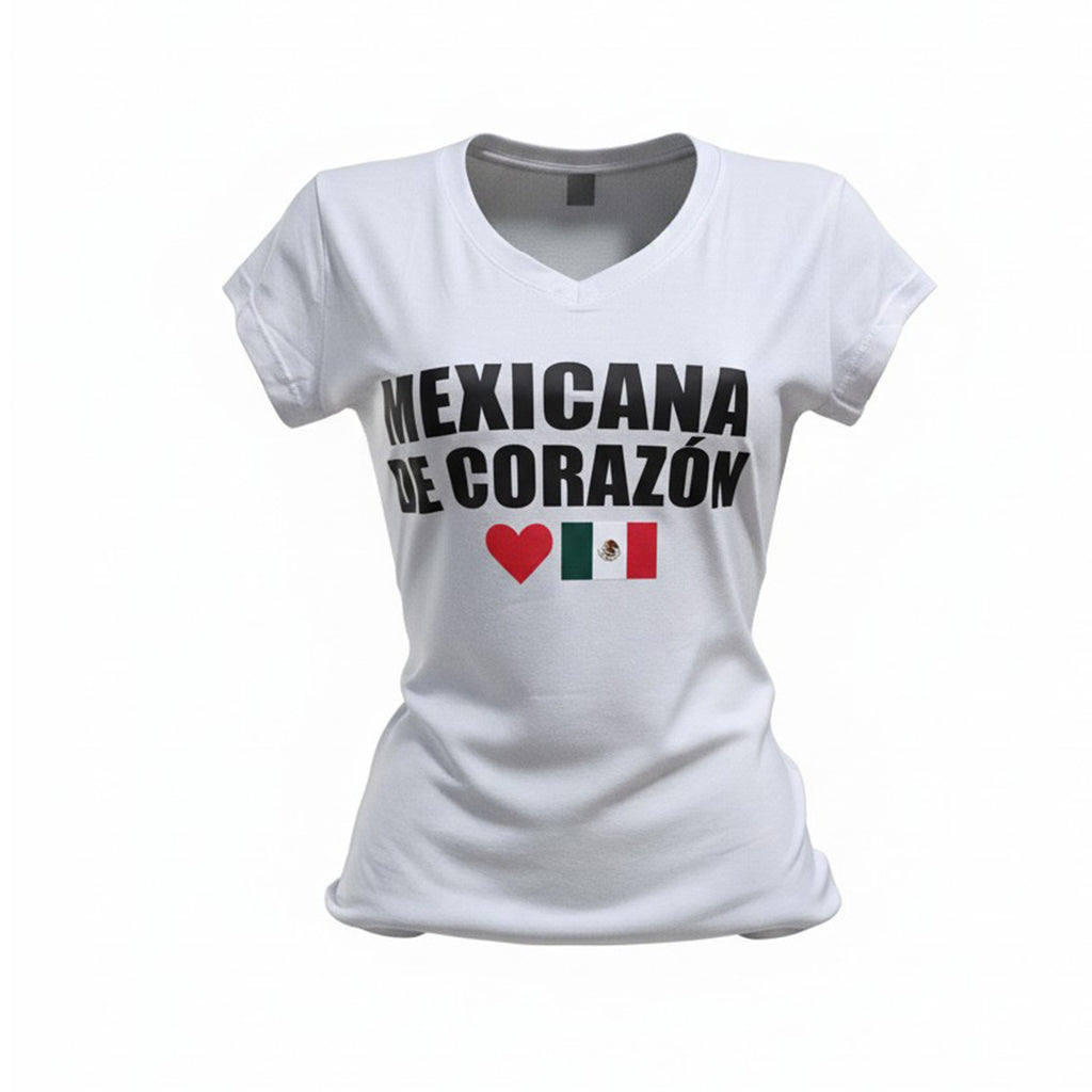 Women’s Slim Fit T-Shirt (Mexicana de Corazón)